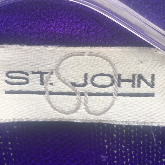 Classic and sophisticated wool knit jacket St John - Picture 5 of 8